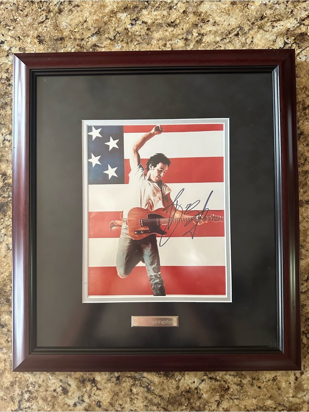 Bruce Springsteen Wall Framed